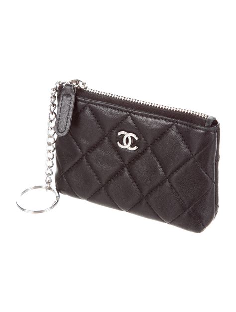 chanel keychain pouch|chanel yen wallet.